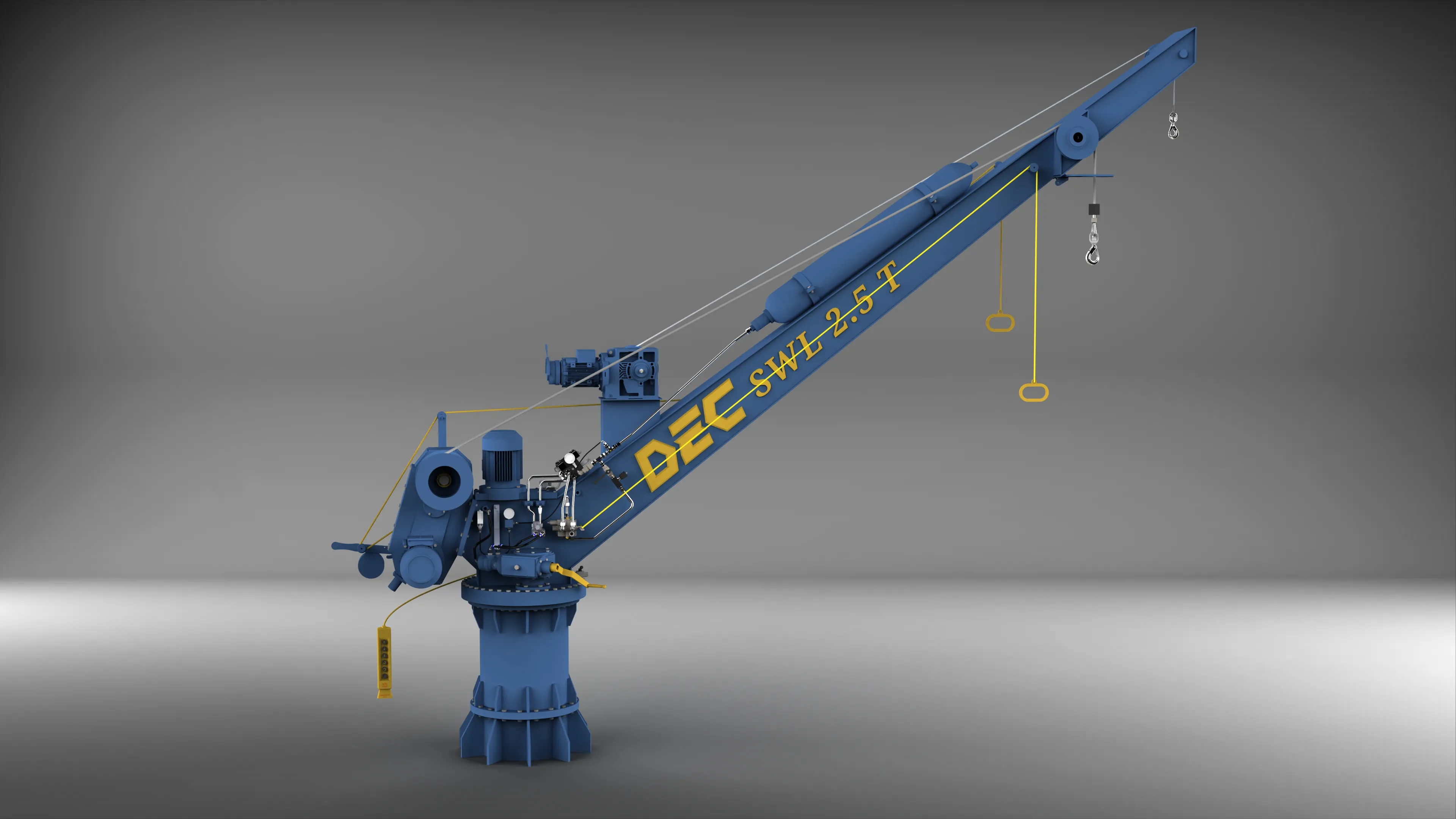 DEC RESCUE BOAT CRANES